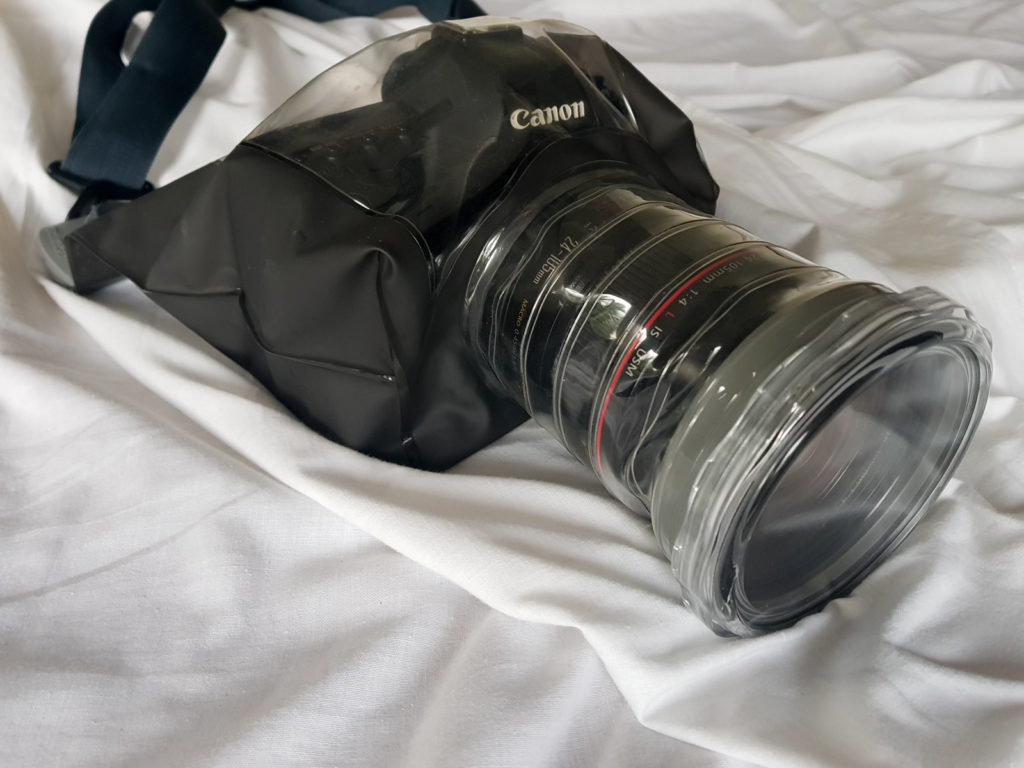 Canon 5D mkII + obiektyw 24- 105 + Aquapac 